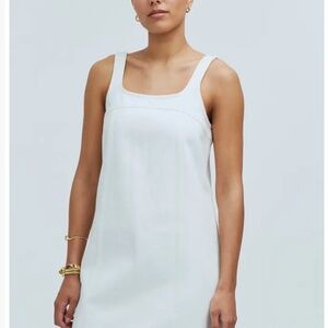 Denim A-Line Sleeveless Minidress